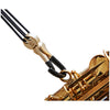 BG ZEN Yoke Saxophone Leather Strap Metal Snap Hook, Black, Extra Large, S73YMSH