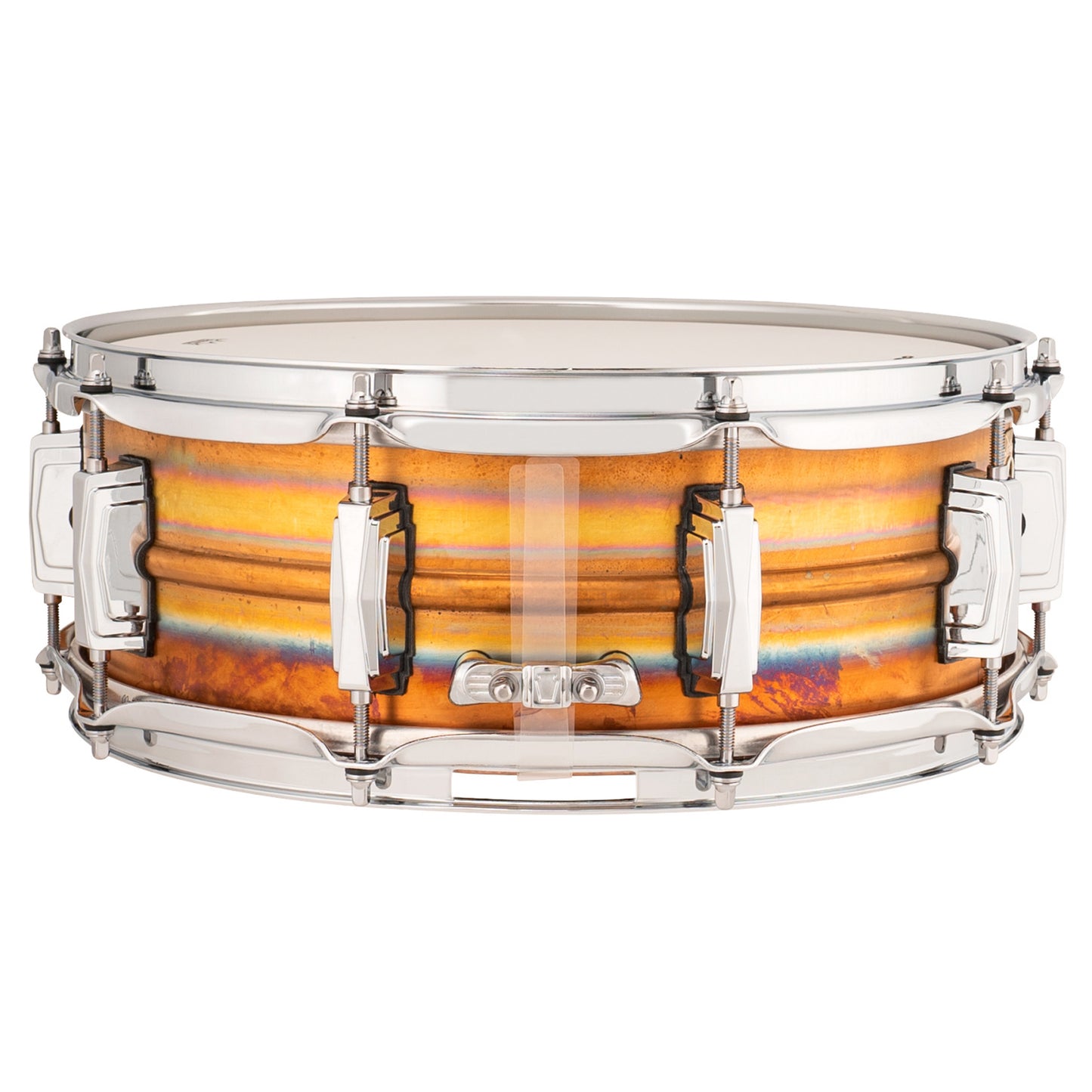 Ludwig LB550R Bronze Phonic 5x14 "RAW" Natural Patina Shell, Imperial Lugs Snare Drum