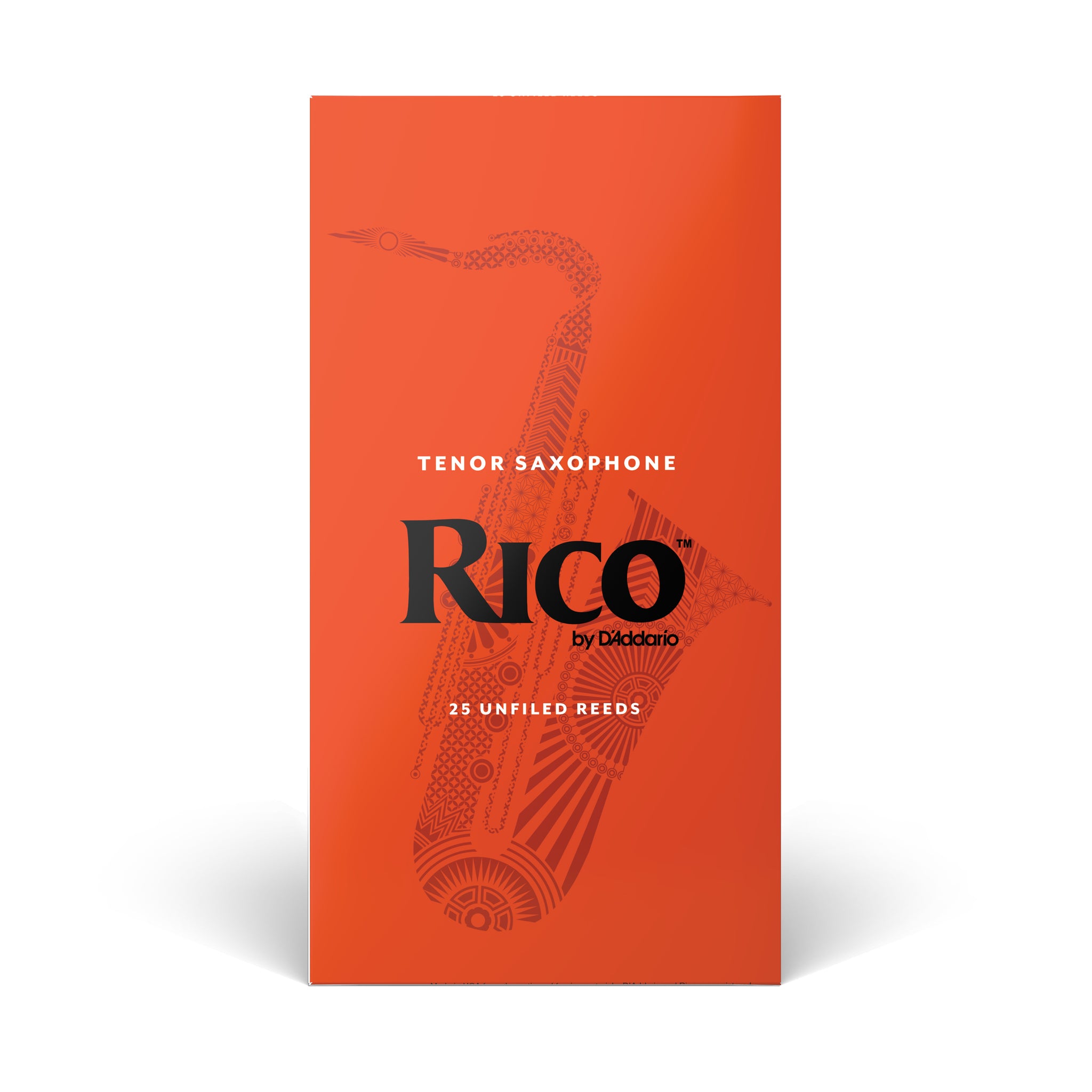 Rico Tenor Saxophone Reeds, Strength 3.5, 25-pack