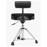 Gibraltar 9000 Series 16 Hydraulic Cordura Saddle Drum Throne with Backrest