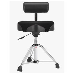 Gibraltar 9000 Series 16 Hydraulic Cordura Saddle Drum Throne with Backrest