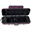 GEWA Violin Case, Bio-A, Oblong, 4/4-1/2, Violet, Pocket & Adjustable Neck Pad