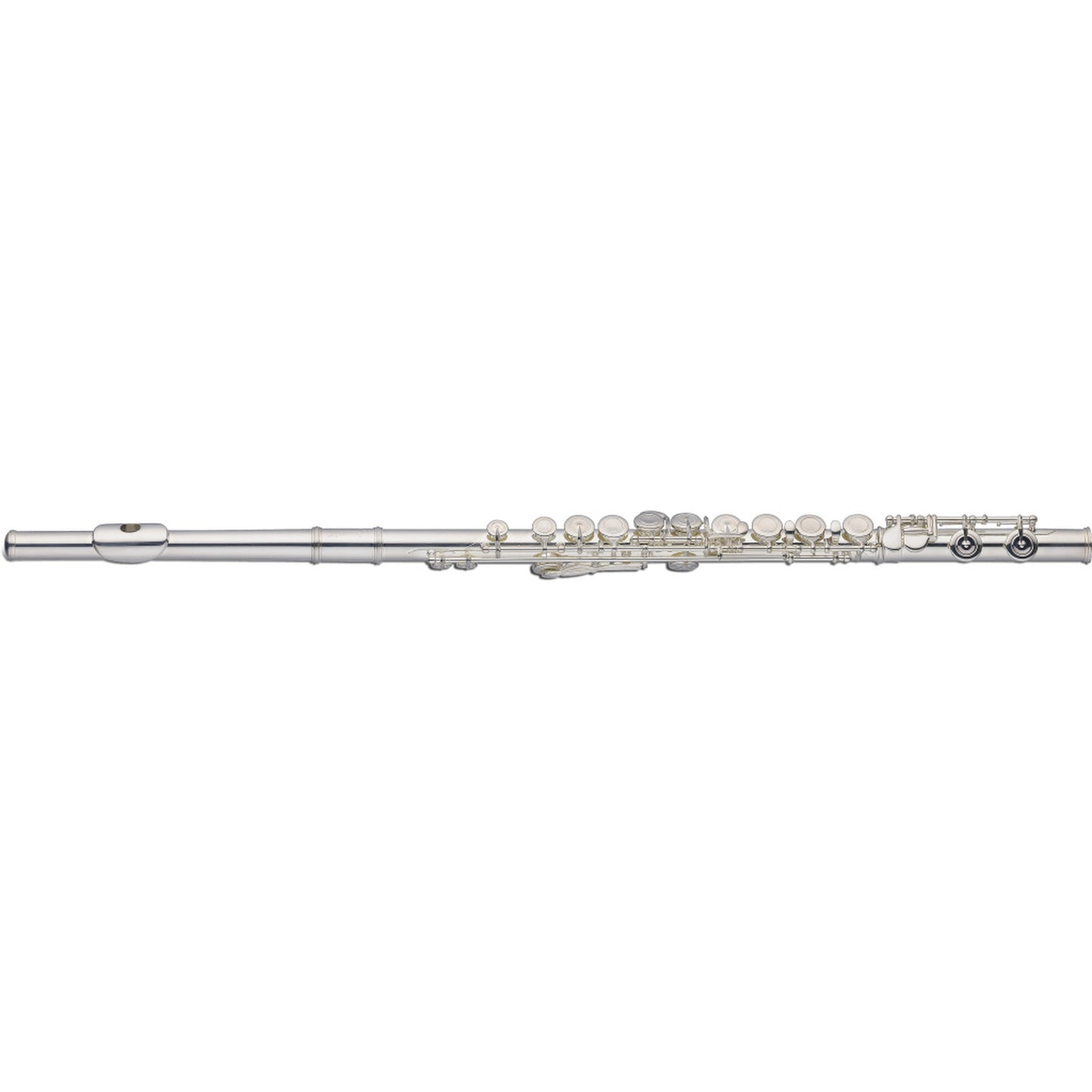 Stagg Levante C Flute, Closed Holes, Offset G, Split E, Silver Plated