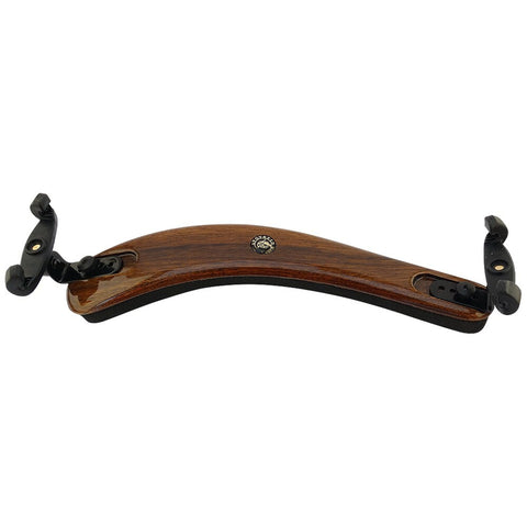 Viva La Musica Viola Shoulder Rest, Standard, Walnut/Black & Black Feet, Medium