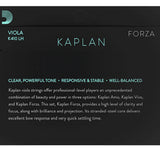 D'Addario Kaplan Forza Viola Single A String, Long Scale Heavy, Bulk 10-Pack