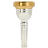 Bach Classic Trombone Small Shank Gold Rim Mouthpiece 7C