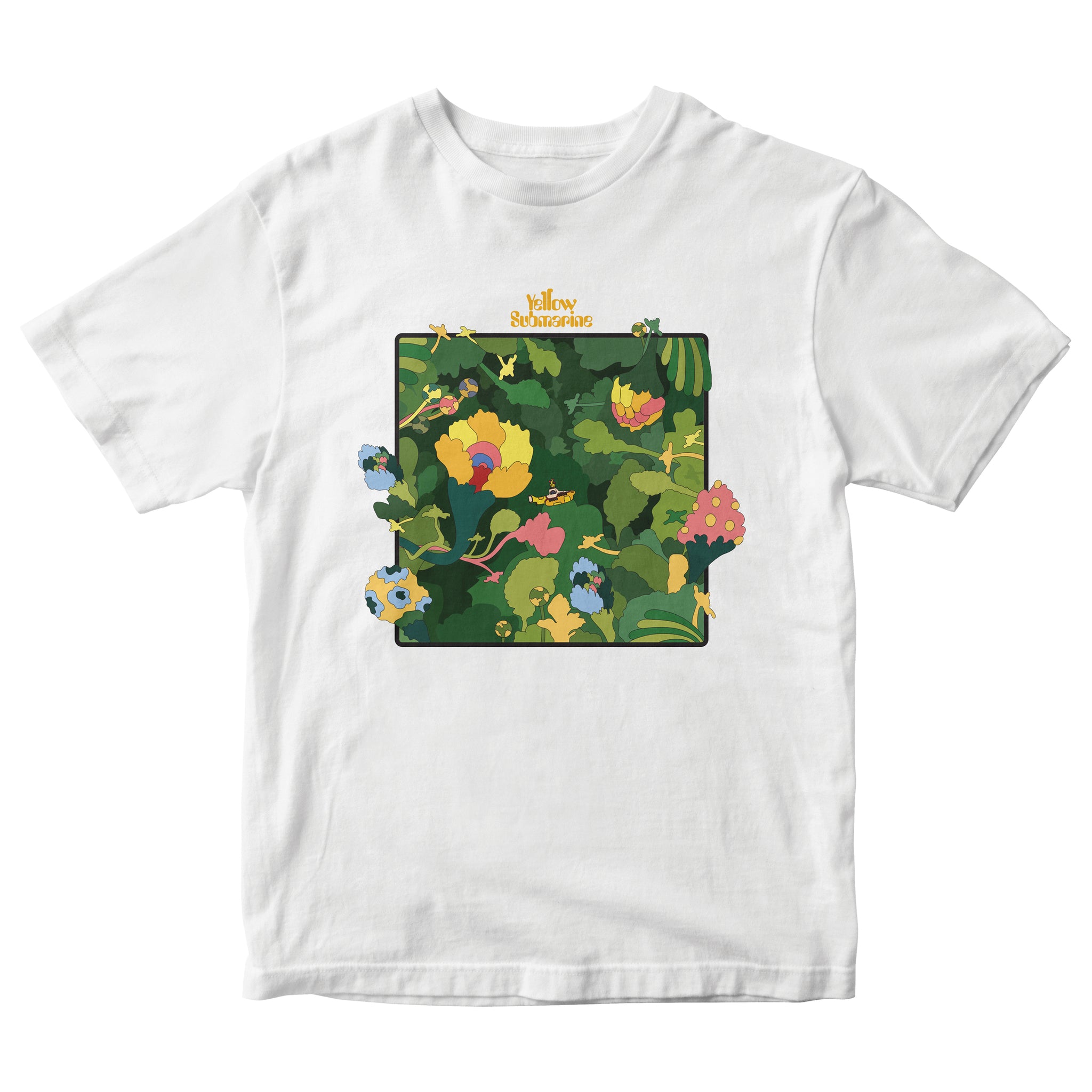 D'Addario Beatles Yellow Submarine Pepperland Woods T-Shirt, L