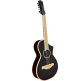 D'Luca Artisan Acoustic Electric Bajo Quinto, Onyx