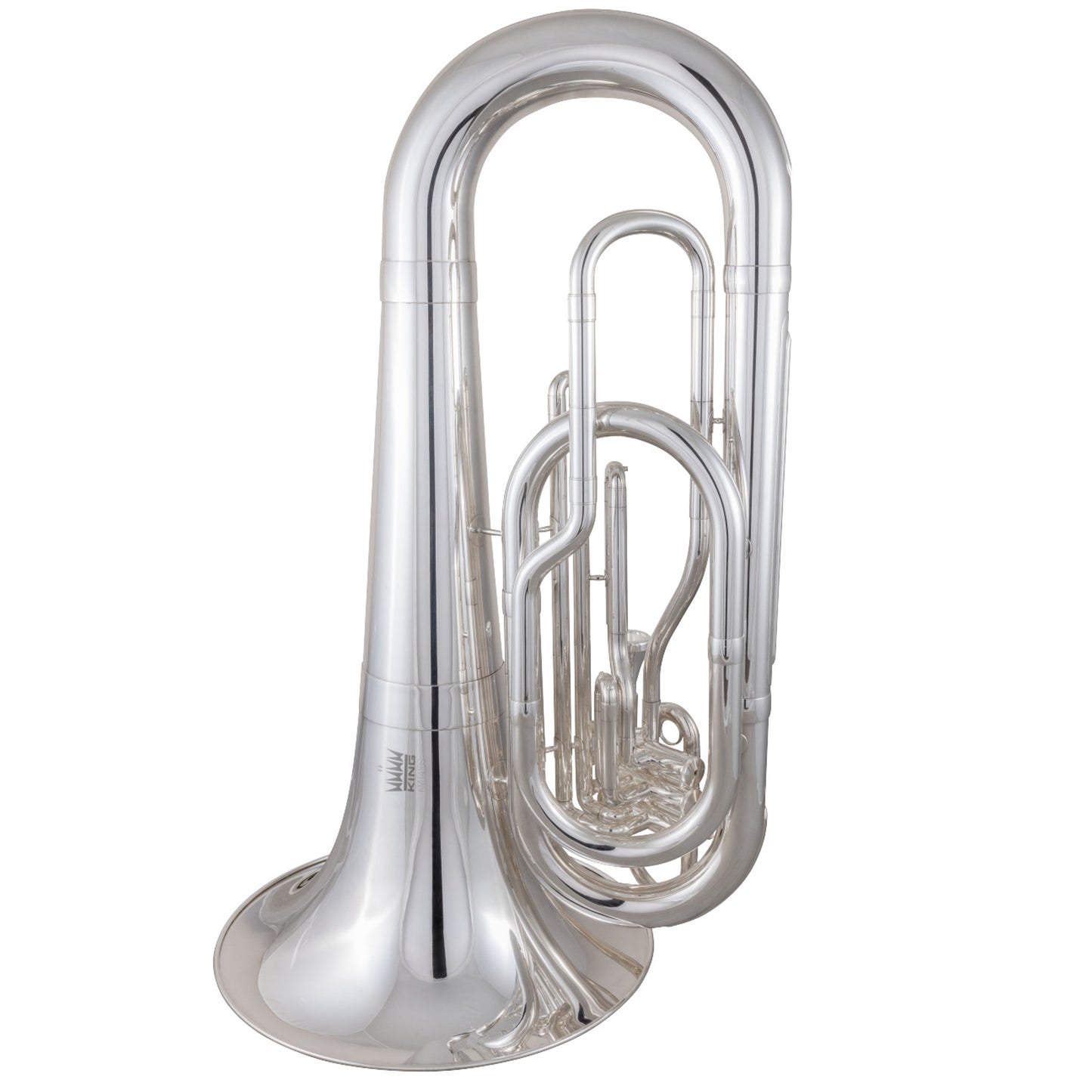 King KMT410S Performance Marching BBb Tuba Silver Plated