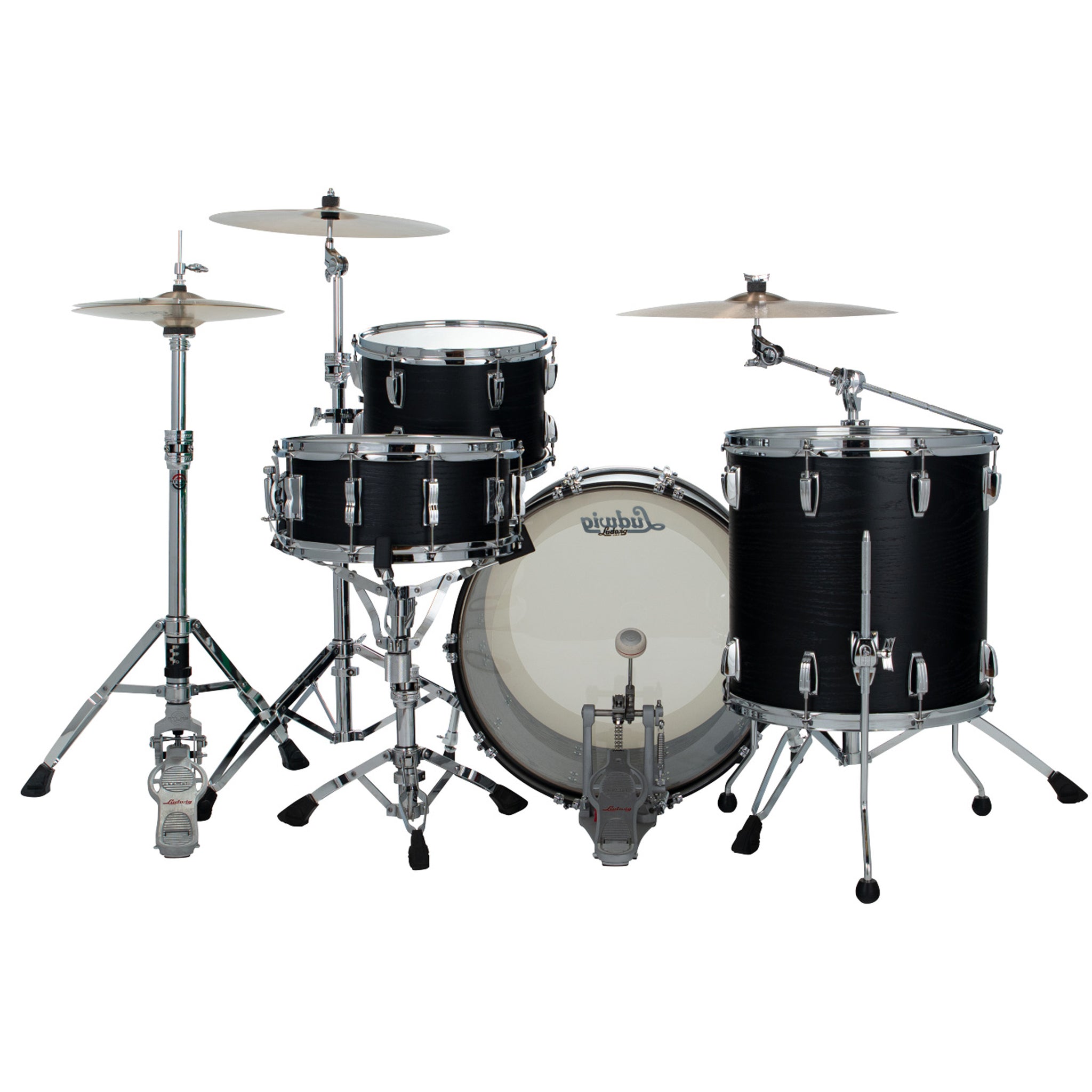 Ludwig Classic Oak Pro Beat 3-piece Acoustic Drum Set Shell Pack Night Oak