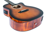 Washburn WCG10CE Comfort Grand Auditorium Acoustic Electric Guitar Desert Sunset
