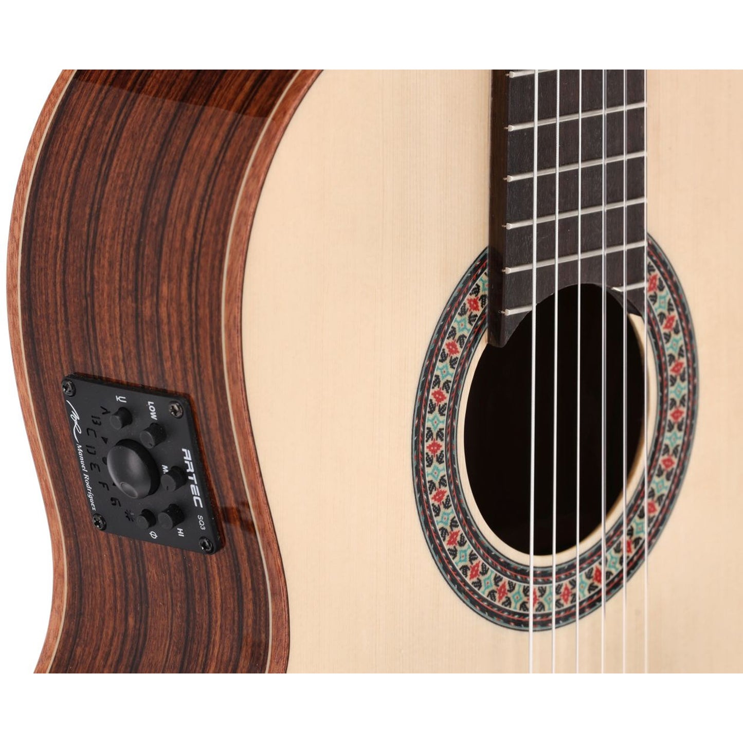Manuel Rodriguez Electro-Acoustic Guitar Exotica EX-SS-EA, Santos 4/4
