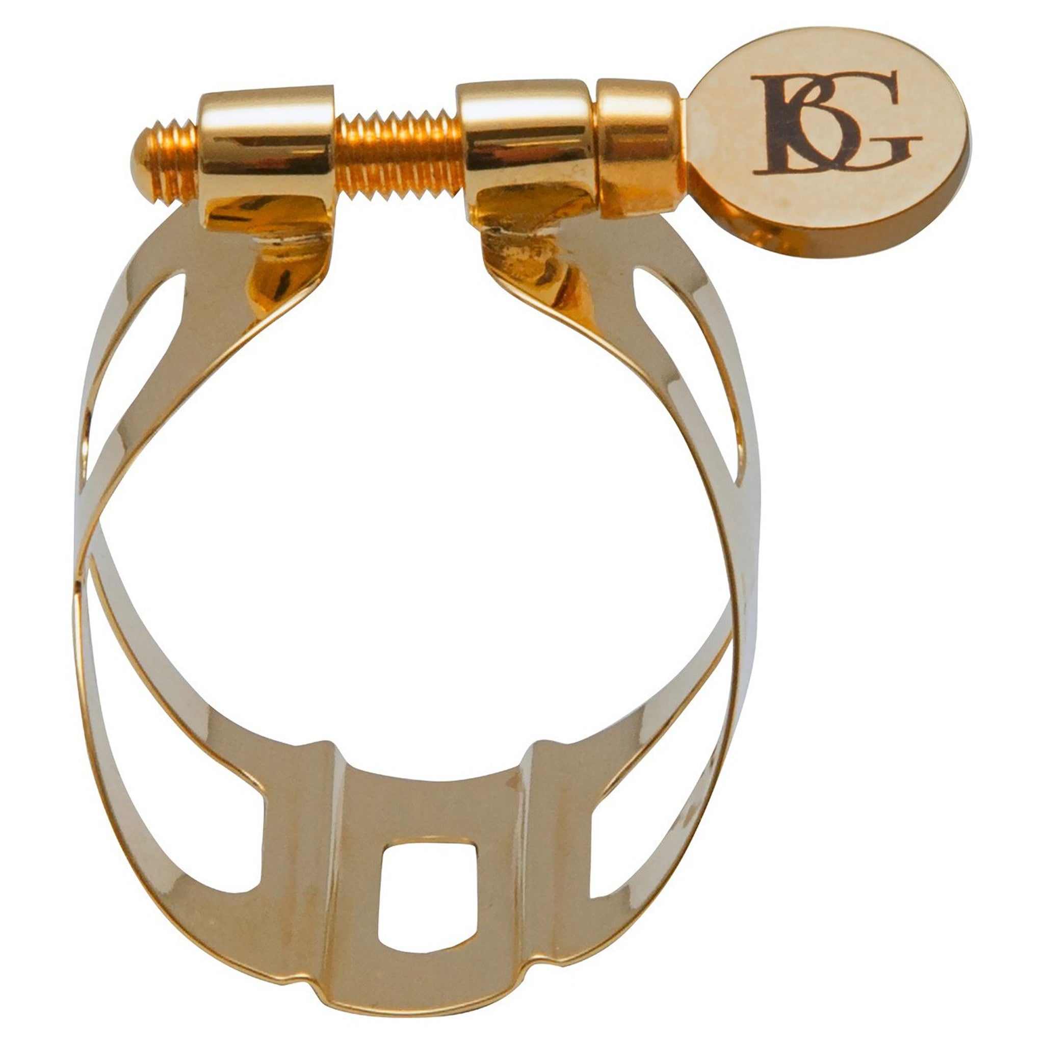 BG Tradition 24K Gold Plated Ligature for Baritone Saxophone with Cap, L61