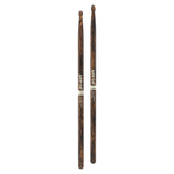 ProMark Classic 5A Forward 747 FireGrain Hickory Drumsticks, Oval Wood Tip