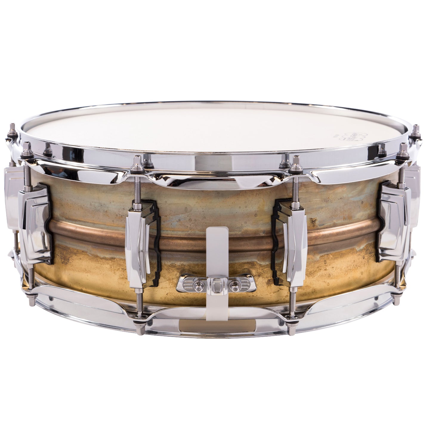 Ludwig LB454R Supraphonic 5x14 Raw Brass Shell, Imperial Lugs Snare Drum
