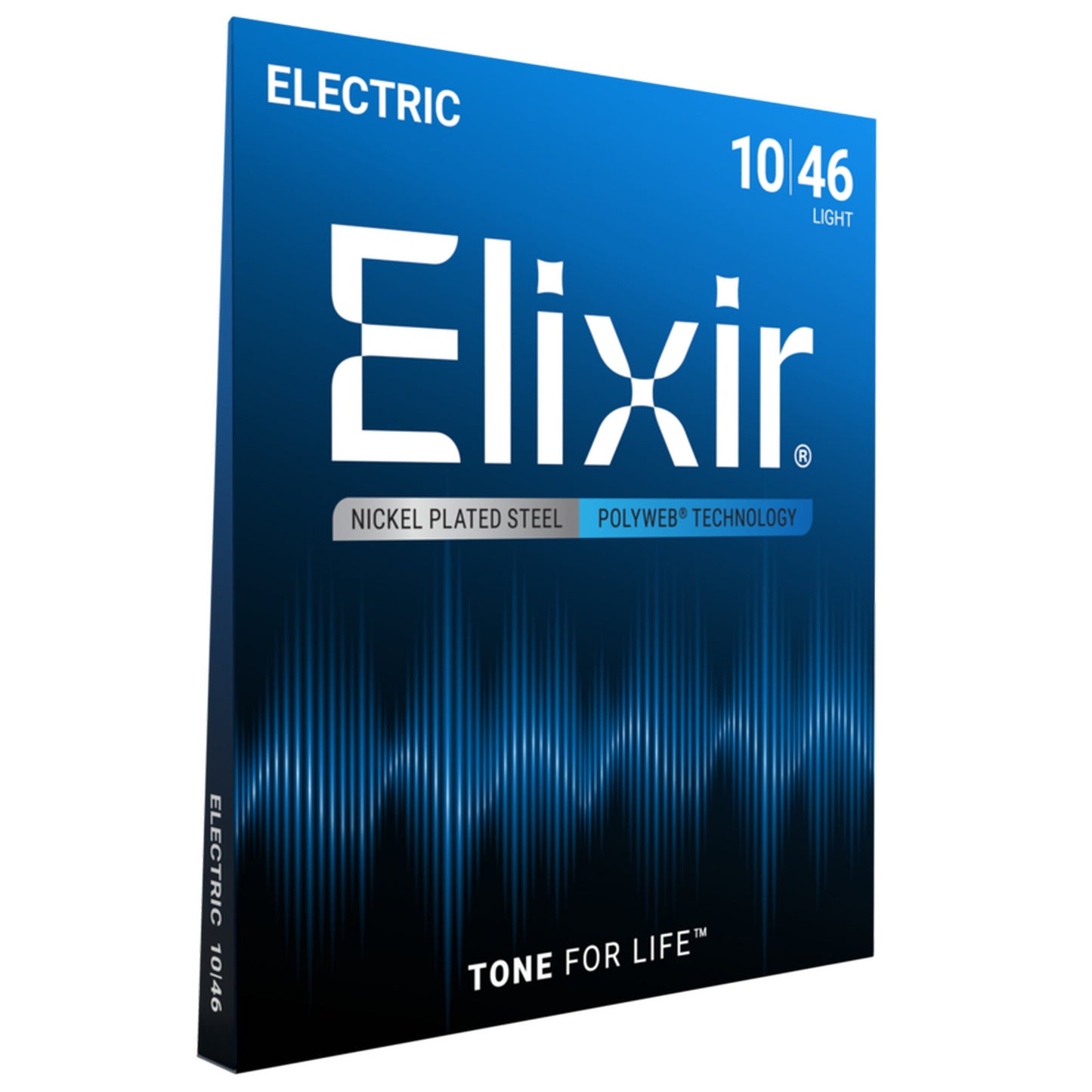 Elixir Electric Guitar Strings, POLYWEB, Light (.010-.046)