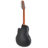 Applause E-Acoustic 12-String Acoustic Electric Guitar Black Satin