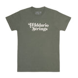 D'Addario 1978 Logo T-Shirt, Willow Green, 2XL