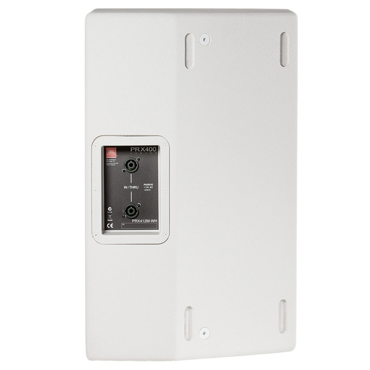 JBL PRX412M-WH 12-inch Two-Way White Utilitly/Stage Monitor Loudspeaker System