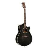 Crafter Noble Series, Small Jumbo Acoustic-Electric Guitar With Flamed Maple Top