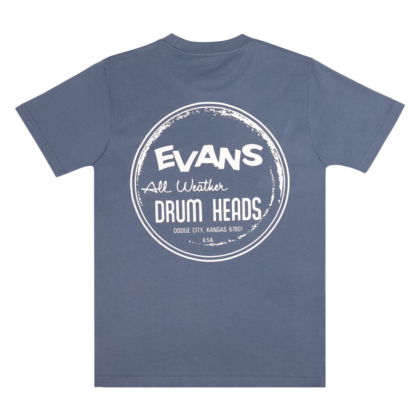 EVANS Heritage Pocket T-Shirt, Petrol Blue, 3XL