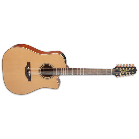 Takamine P3DC12 Pro 3 12-String Acoustic-Electric Guitar W/Semi-Hard Case