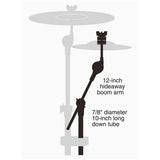 Gibraltar SC-4425MB, 12" Cymbal Boom Arm