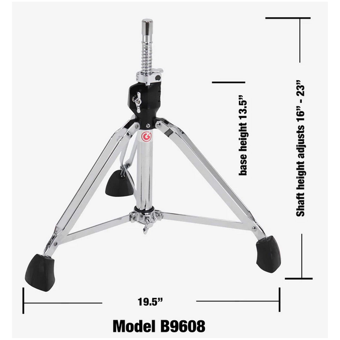 Gibraltar B9608S 9000 Series Double Braced Short Drum Throne Base