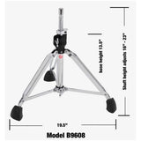 Gibraltar B9608S 9000 Series Double Braced Short Drum Throne Base