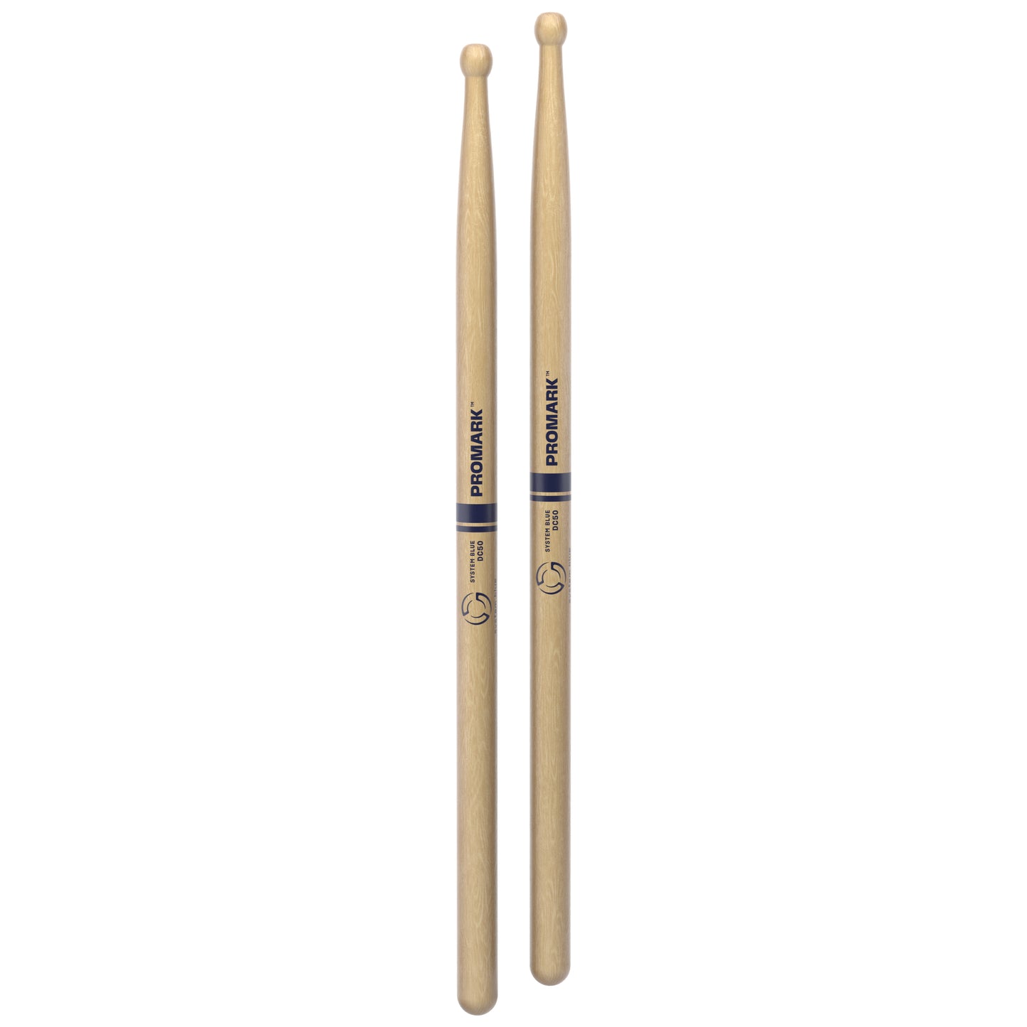 Promark Hickory DC50 System Blue Marching Drumstiks