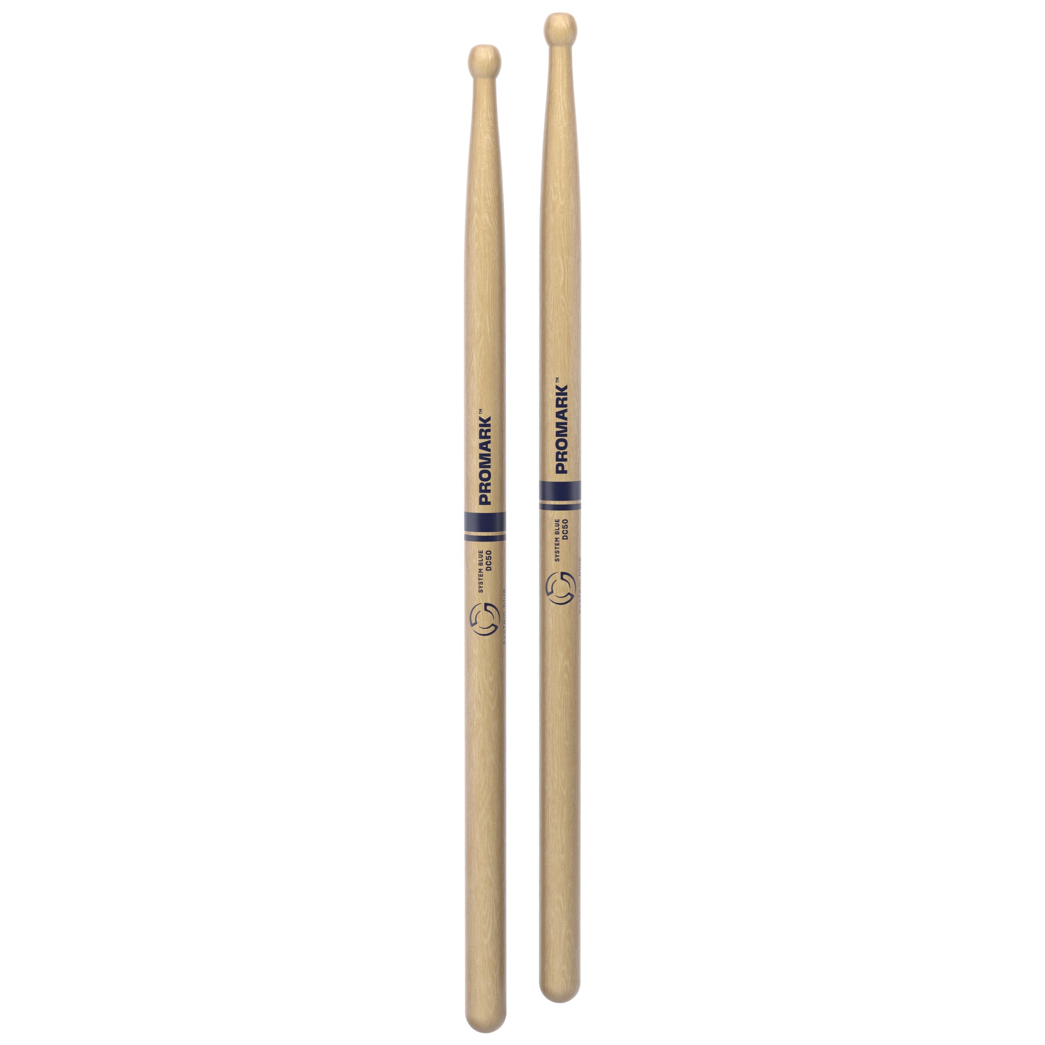 Promark Hickory DC50 System Blue Marching Drumstiks
