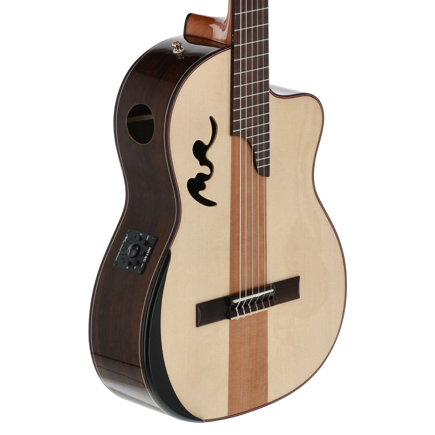 Manuel Rodriguez Electro-Acoustic Guita Café Cortado, Aged Eucalyptus 4/4