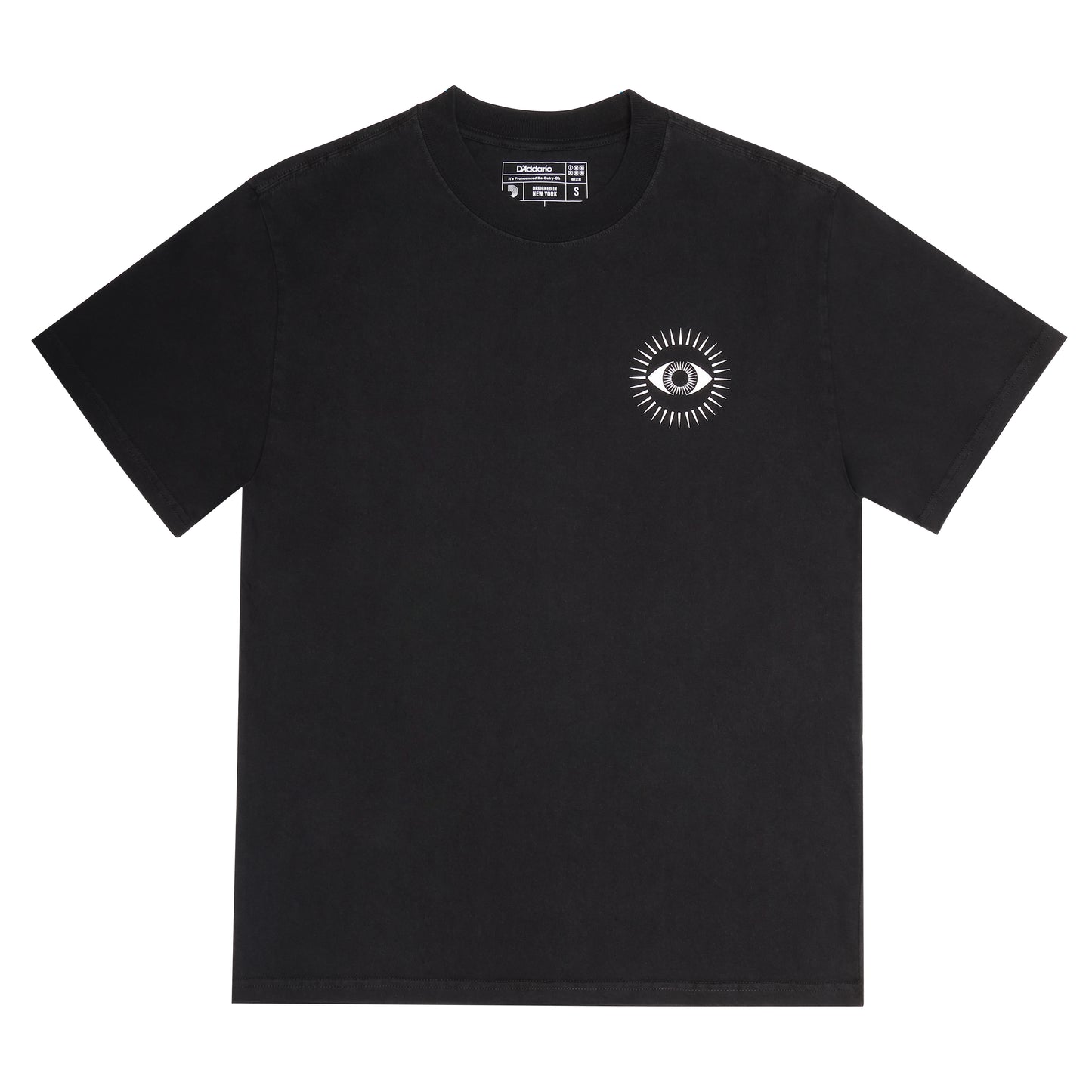 D'Addario All Seeing Eye T-Shirt, Faded Black, M