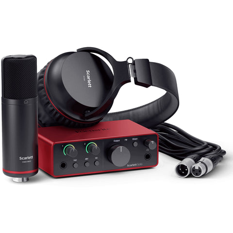 Focusrite Scarlett Solo 4th Generation Studio Pack