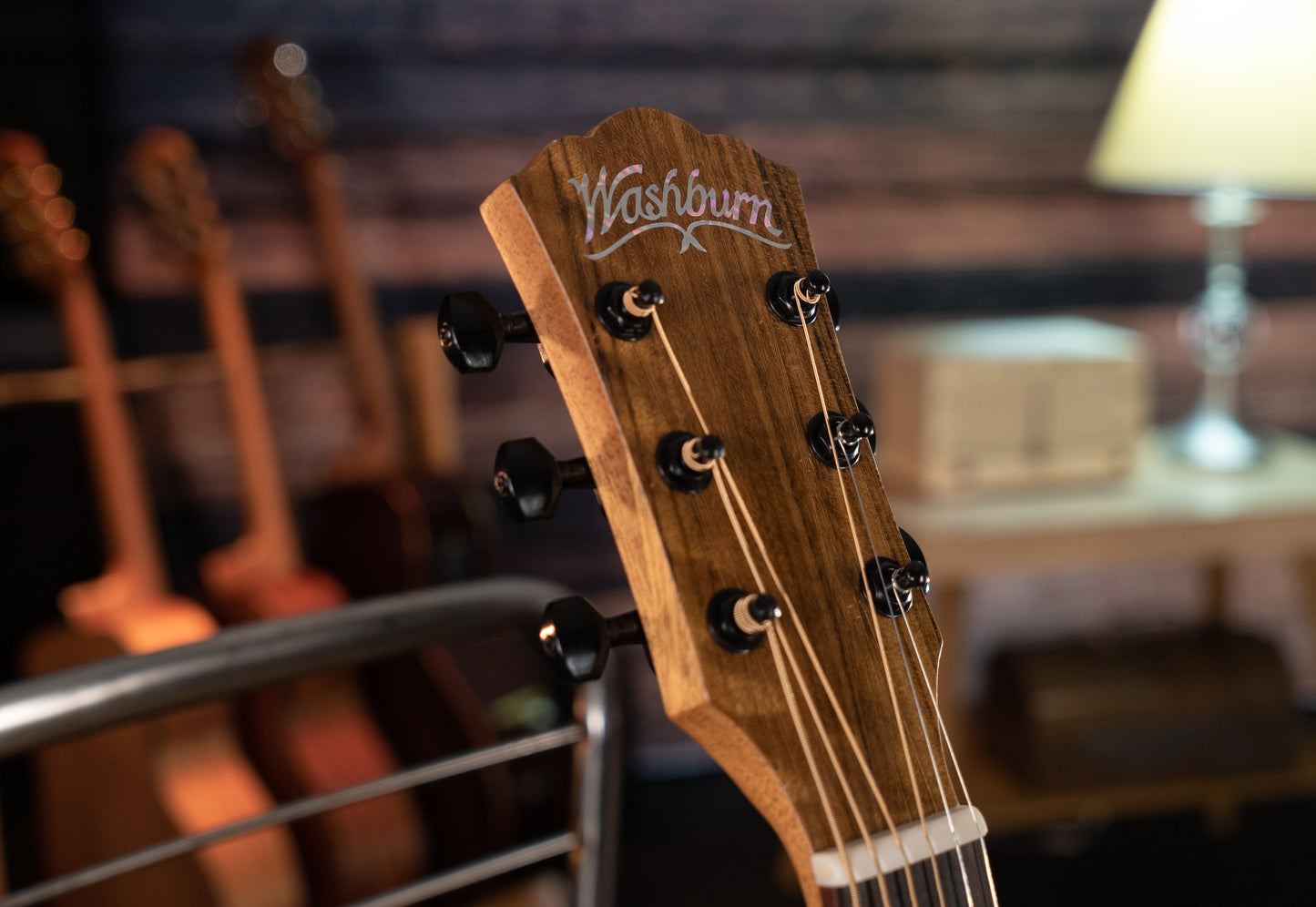 Washburn Novo S9 Bella Tono Studio Acoustic Guitar. Charcoal Burst