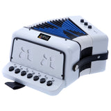 D'Luca Kids Series Button Accordion, White