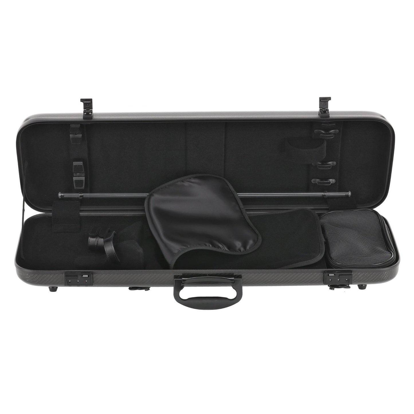 GEWA Violin Case, Idea 1.8, Oblong, 4/4, Carbon Black/Black w/Subway Handle