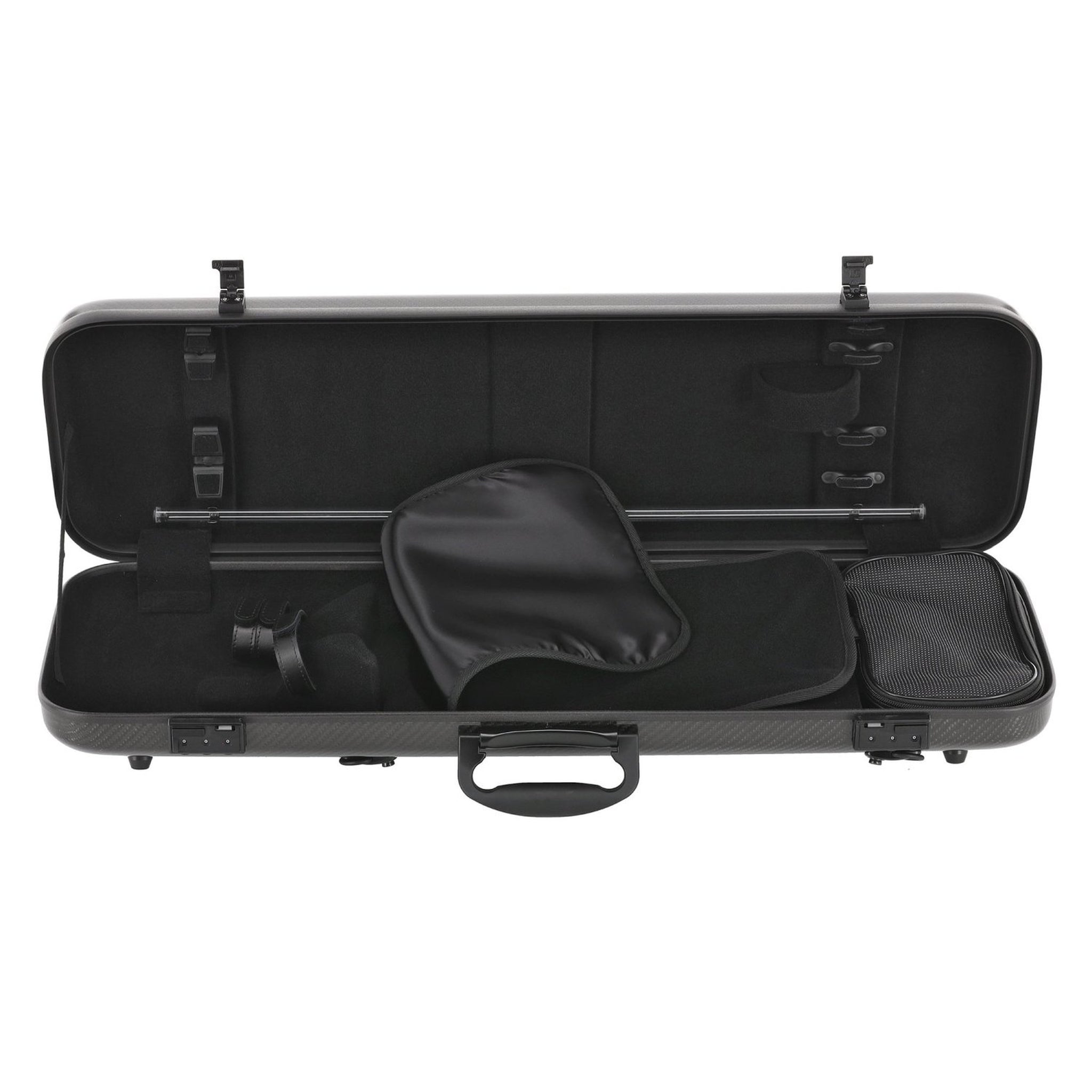 GEWA Violin Case, Idea 1.8, Oblong, 4/4, Carbon Black/Black w/Subway Handle