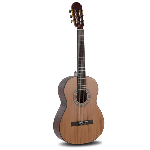Caballero by MR Classical Guitar 3/4 Natural Solid Cedar Top