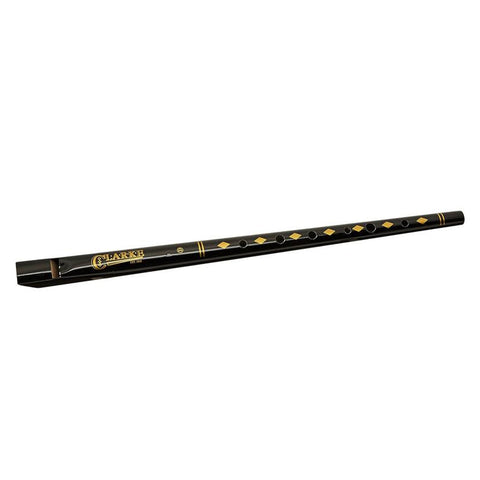 Clarke Tin Whistle, Key of D Whistle, Black