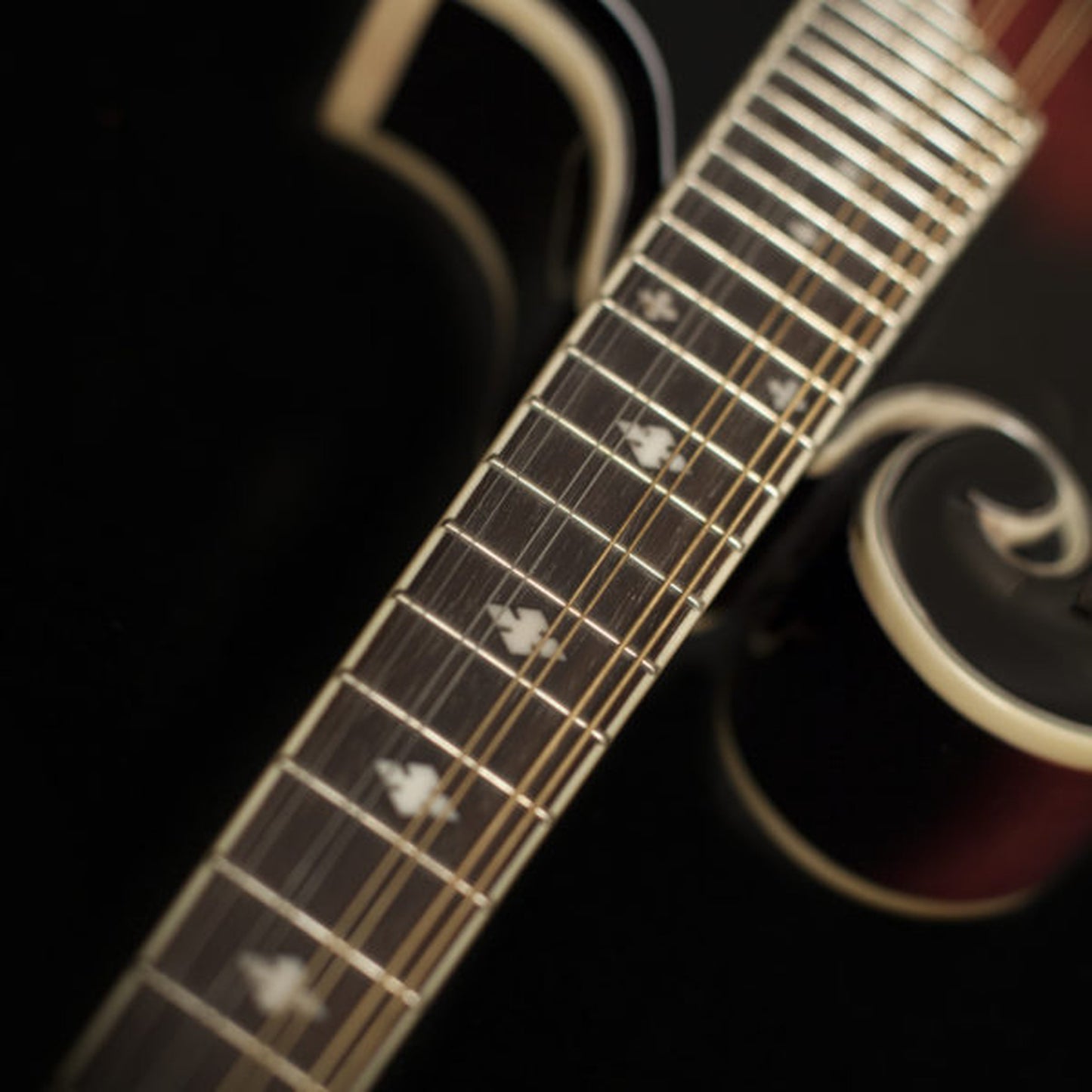 Washburn M3SWE Americana Series F-Style Mandolin with Electronics Trans Wine Red