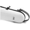 PURE by GEWA Violin Case, Polycarbonate 1.8, Shaped, White/Black w/Subway Handle