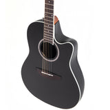 Applause E-Acoustic Guitar AB24-5S, CS, Cutaway, Black Satin