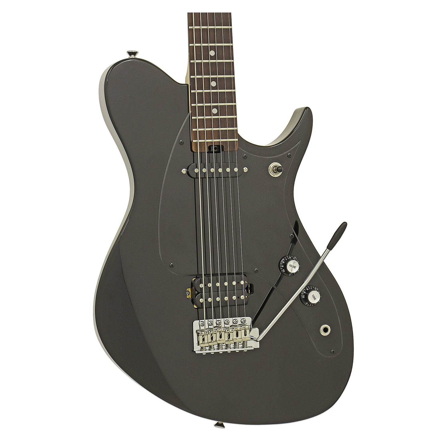 Aria Electric Baritone Guitar Black