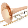 Blessing Tenor Trombone .547" Bore, Traditional Wrap, F Rotor, Rose Brass Bell