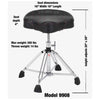 Gibraltar 9000 Series 4-Post Oversized Saddle Drum Throne