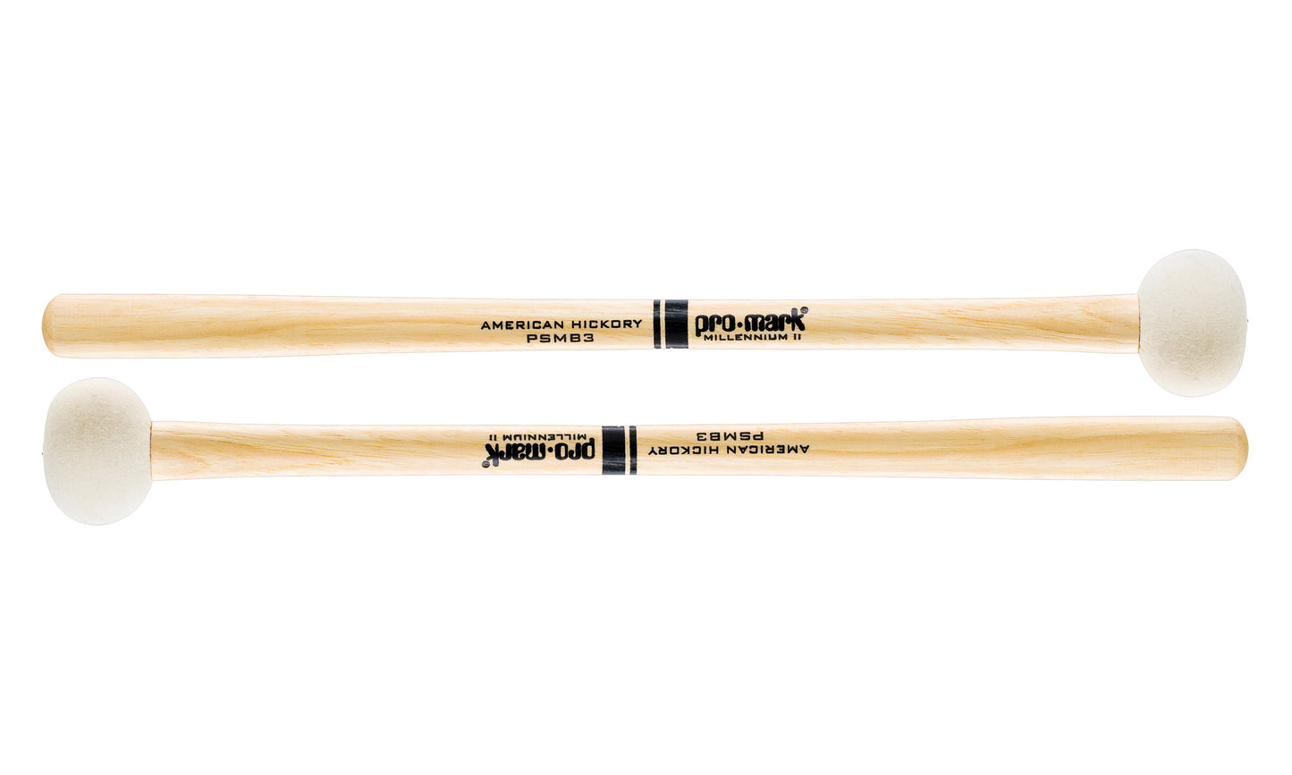 Promark Performer Marching Bass - Felt #3 Drum Mallets