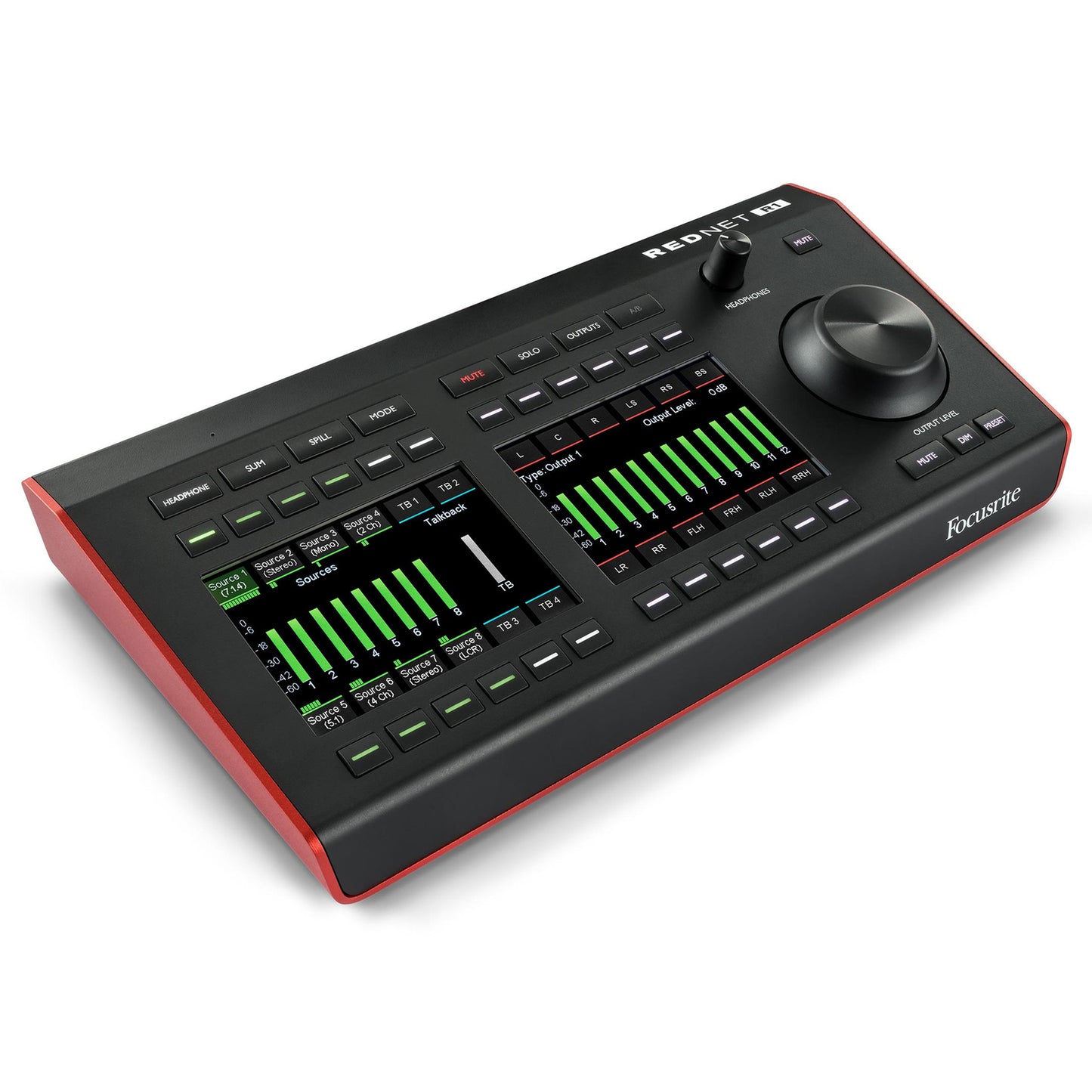 Focusrite Pro RedNet R1 Desktop Remote Controller for Red Interfaces