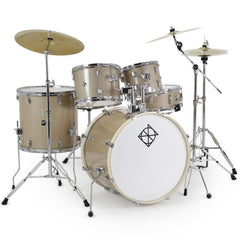 Dixon Spark 5pc Drum Set Champagne Sparkle Complete Outfit
