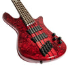 Spector NS Dimension 5 String Electric Bass Inferno Red Gloss